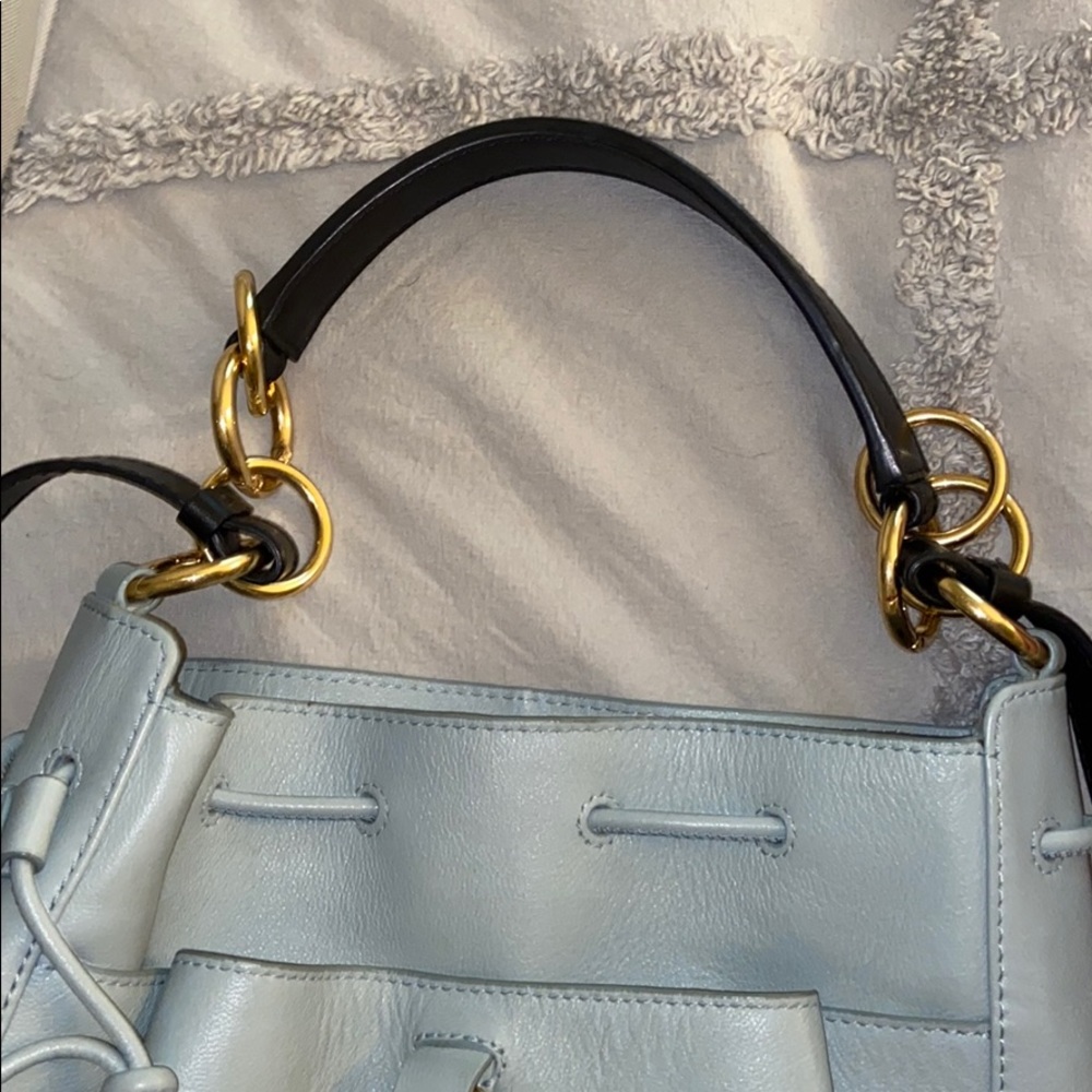 See By Chloé Two-Tone blue and Black Leather Crossbody Bag - Picture 7 of 7